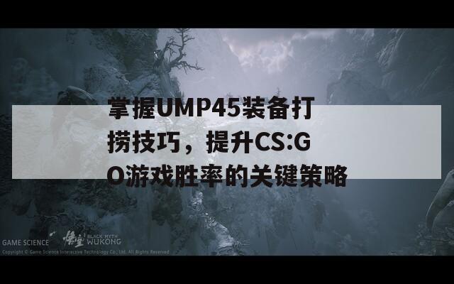 掌握UMP45装备打捞技巧，提升CS:GO游戏胜率的关键策略