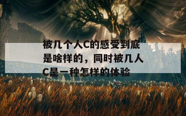 被几个人C的感受到底是啥样的，同时被几人C是一种怎样的体验