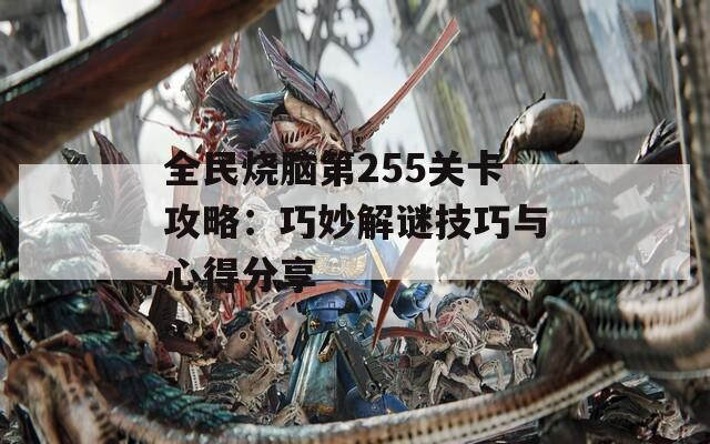 全民烧脑第255关卡攻略：巧妙解谜技巧与心得分享