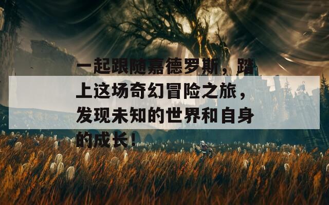 一起跟随嘉德罗斯，踏上这场奇幻冒险之旅，发现未知的世界和自身的成长！