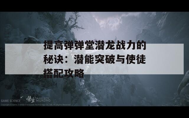 提高弹弹堂潜龙战力的秘诀：潜能突破与使徒搭配攻略