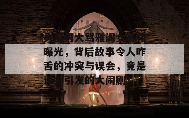 头盔男大骂雅阁女真相曝光，背后故事令人咋舌的冲突与误会，竟是误会引发的大闹剧！