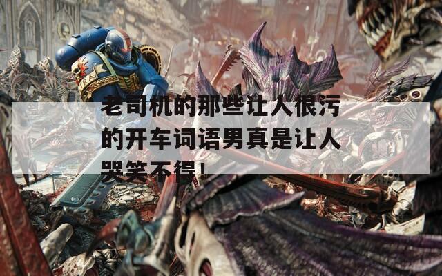 老司机的那些让人很污的开车词语男真是让人哭笑不得！