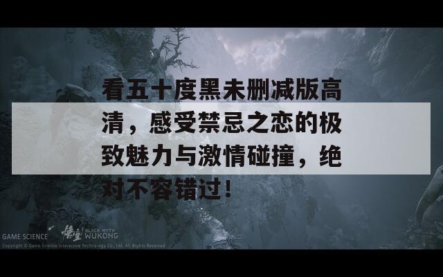 看五十度黑未删减版高清，感受禁忌之恋的极致魅力与激情碰撞，绝对不容错过！