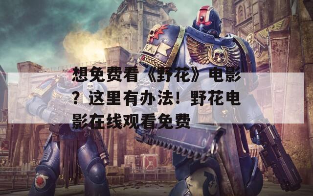 想免费看《野花》电影？这里有办法！野花电影在线观看免费