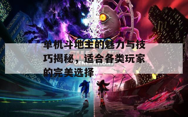 单机斗地主的魅力与技巧揭秘，适合各类玩家的完美选择