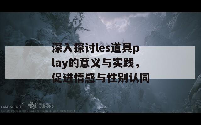 深入探讨les道具play的意义与实践，促进情感与性别认同