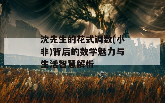 沈先生的花式调数(小非)背后的数学魅力与生活智慧解析