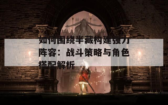 如何围绕半藏构建强力阵容：战斗策略与角色搭配解析