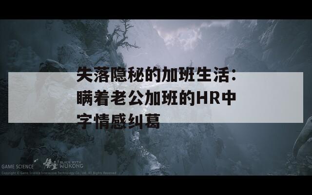 失落隐秘的加班生活：瞒着老公加班的HR中字情感纠葛