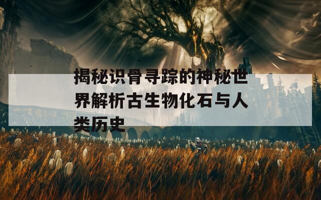 揭秘识骨寻踪的神秘世界解析古生物化石与人类历史