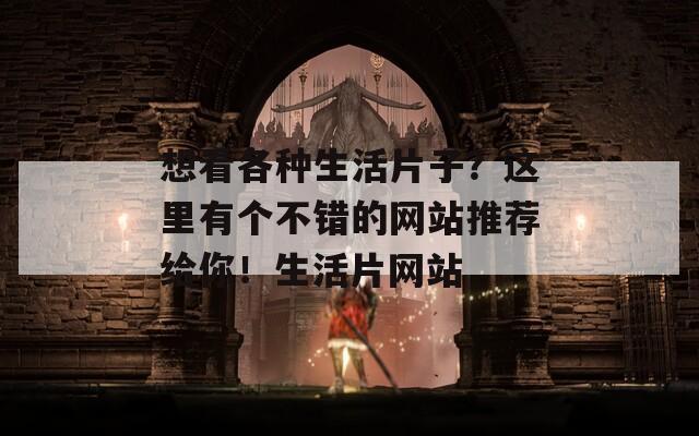 想看各种生活片子？这里有个不错的网站推荐给你！生活片网站