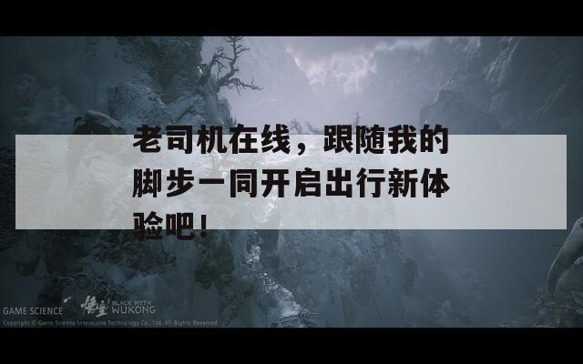 老司机在线，跟随我的脚步一同开启出行新体验吧！