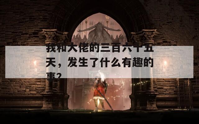 我和大佬的三百六十五天，发生了什么有趣的事？