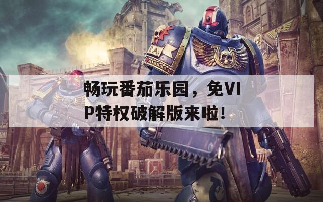 畅玩番茄乐园，免VIP特权破解版来啦！