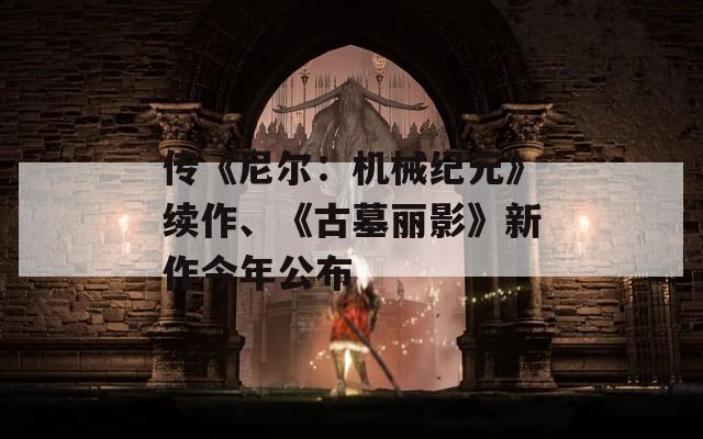 传《尼尔：机械纪元》续作、《古墓丽影》新作今年公布