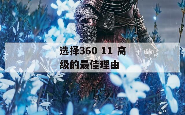 选择360 11 高级的最佳理由