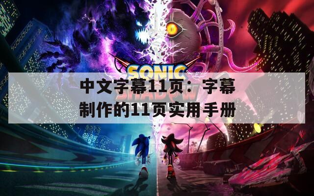 中文字幕11页：字幕制作的11页实用手册