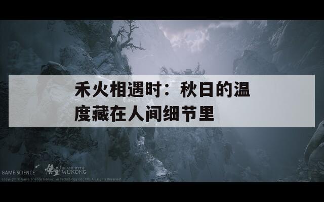 禾火相遇时：秋日的温度藏在人间细节里