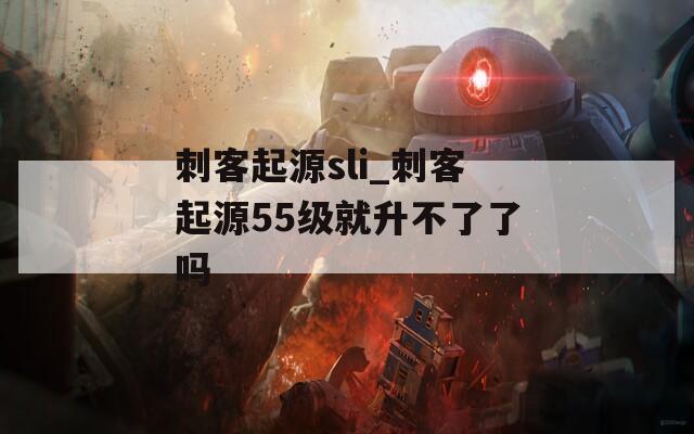 刺客起源sli_刺客起源55级就升不了了吗