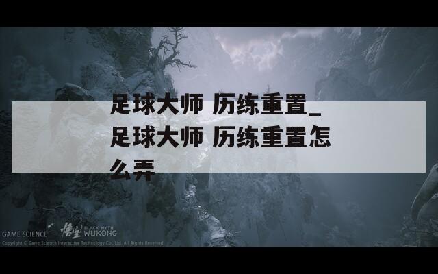 足球大师 历练重置_足球大师 历练重置怎么弄