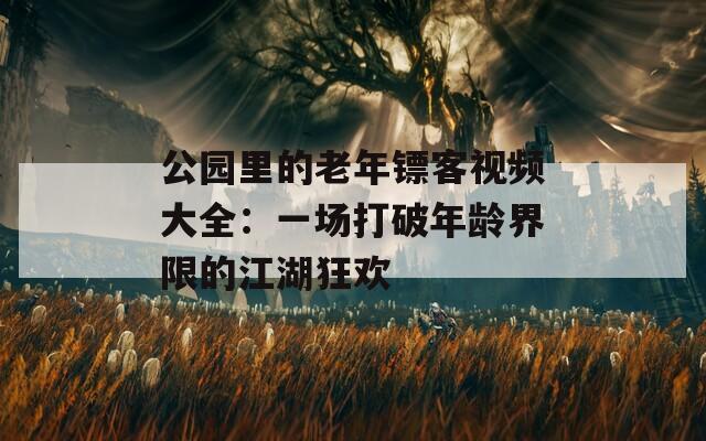 公园里的老年镖客视频大全：一场打破年龄界限的江湖狂欢