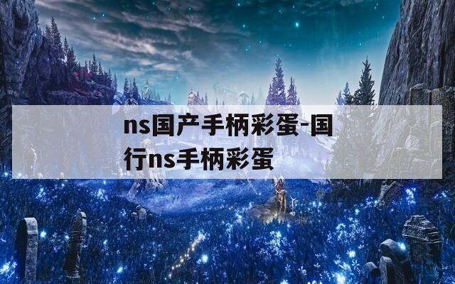 ns国产手柄彩蛋-国行ns手柄彩蛋