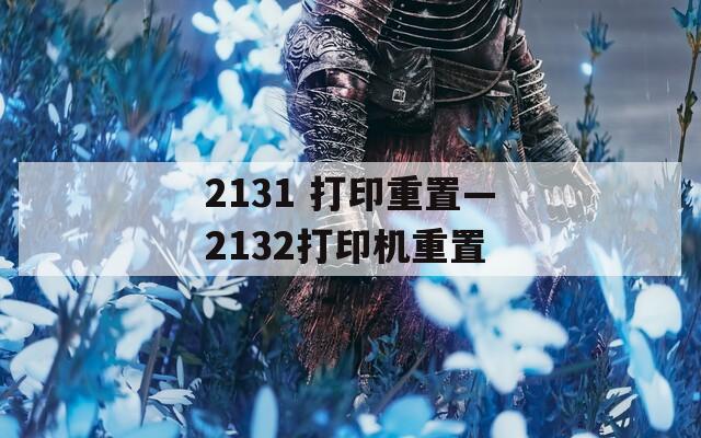2131 打印重置—2132打印机重置