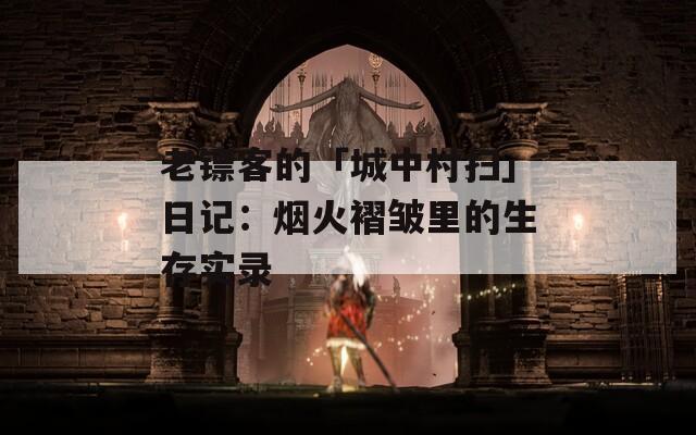 老镖客的「城中村扫」日记：烟火褶皱里的生存实录
