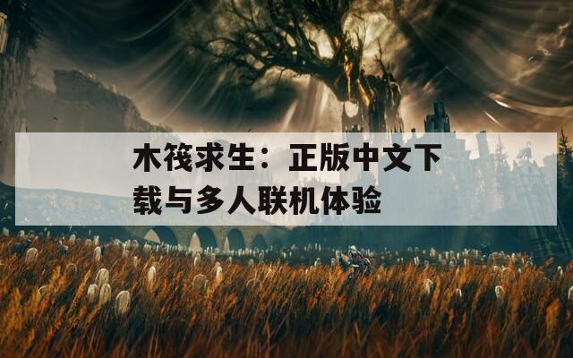 木筏求生：正版中文下载与多人联机体验