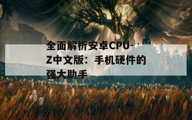 全面解析安卓CPU-Z中文版：手机硬件的强大助手