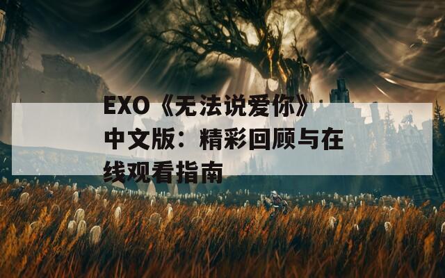 EXO《无法说爱你》中文版：精彩回顾与在线观看指南