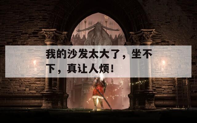 我的沙发太大了，坐不下，真让人烦！