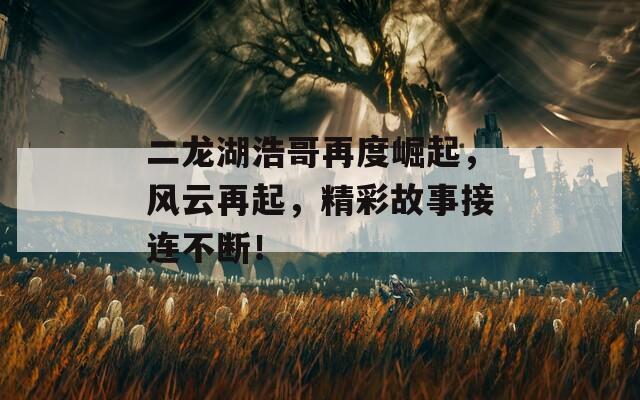 二龙湖浩哥再度崛起，风云再起，精彩故事接连不断！