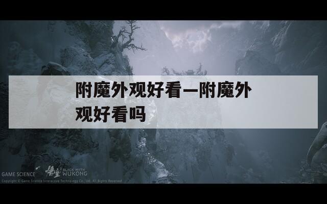 附魔外观好看—附魔外观好看吗