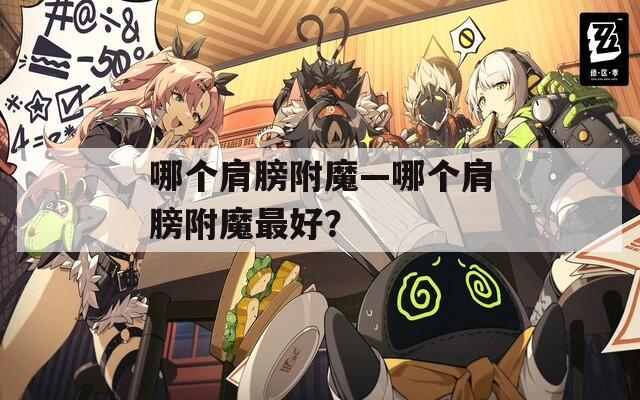 哪个肩膀附魔—哪个肩膀附魔最好？