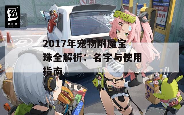 2017年宠物附魔宝珠全解析：名字与使用指南