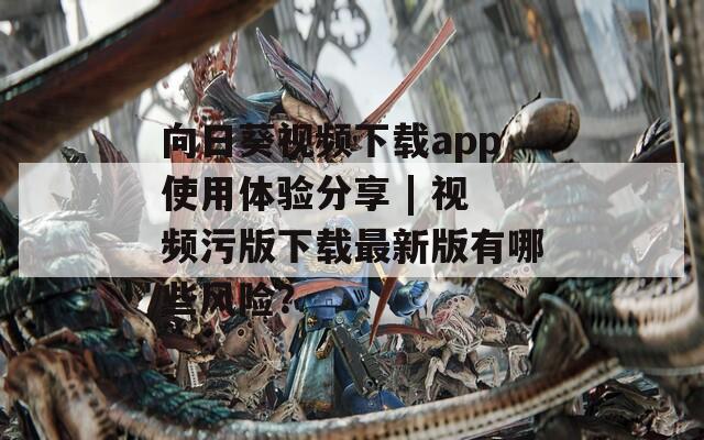 向日葵视频下载app使用体验分享 | 视频污版下载最新版有哪些风险？