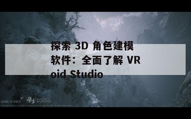 探索 3D 角色建模软件：全面了解 VRoid Studio