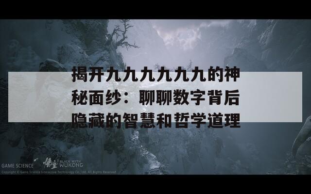 揭开九九九九九九的神秘面纱：聊聊数字背后隐藏的智慧和哲学道理