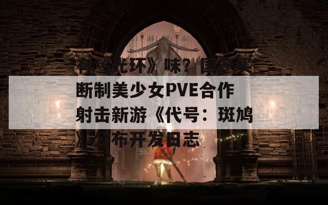 有《光环》味？国产买断制美少女PVE合作射击新游《代号：斑鸠》公布开发日志