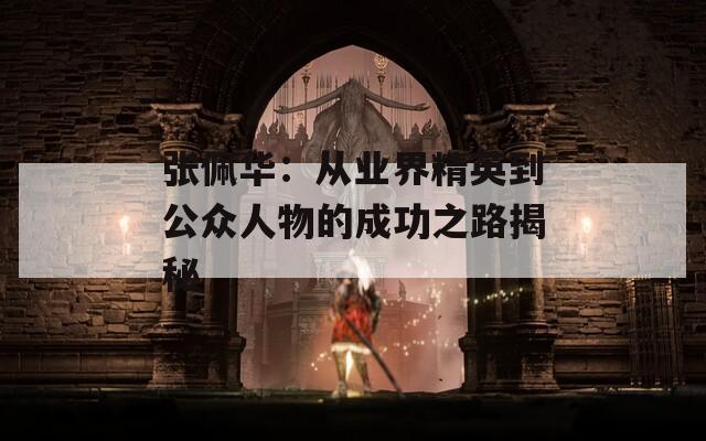 张佩华：从业界精英到公众人物的成功之路揭秘