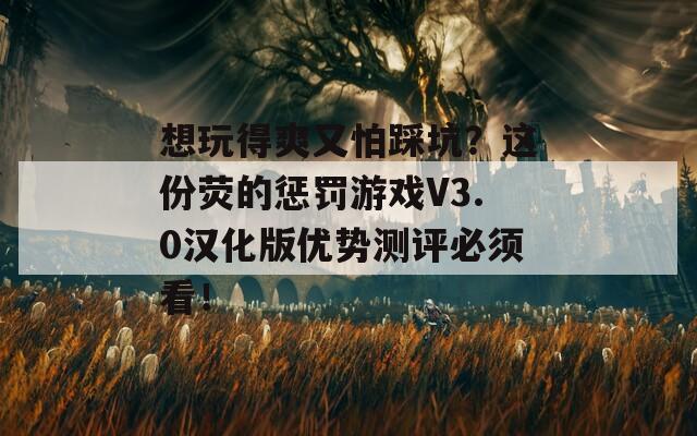 想玩得爽又怕踩坑？这份荧的惩罚游戏V3.0汉化版优势测评必须看！
