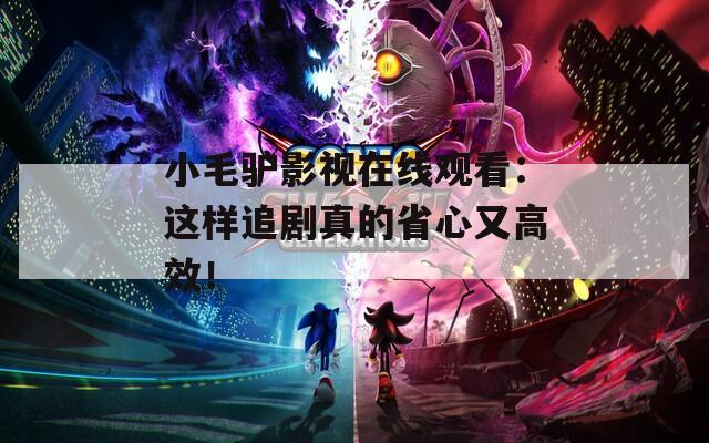小毛驴影视在线观看：这样追剧真的省心又高效！