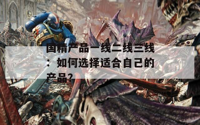 国精产品一线二线三线：如何选择适合自己的产品？