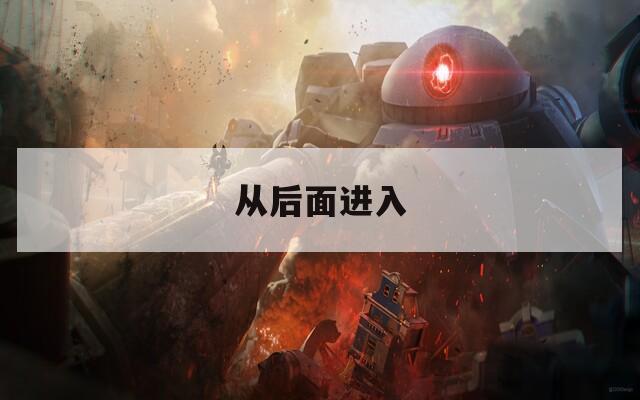 从后面进入
