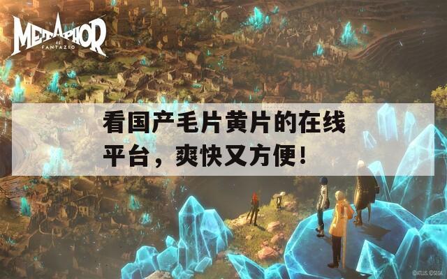 看国产毛片黄片的在线平台，爽快又方便！
