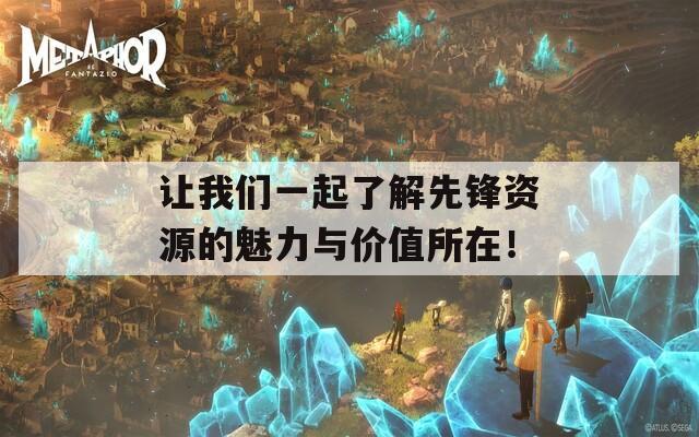 让我们一起了解先锋资源的魅力与价值所在！
