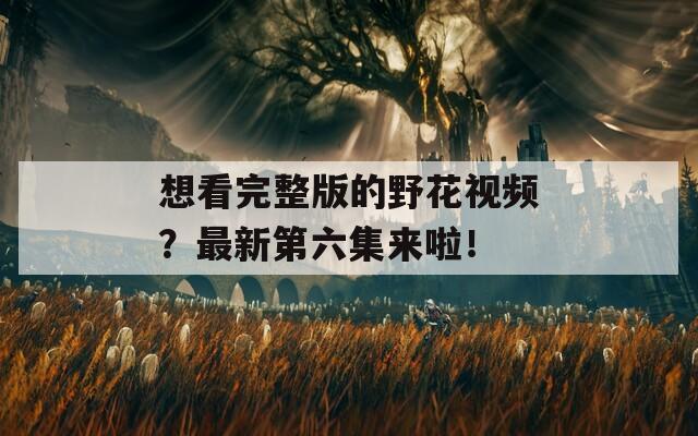 想看完整版的野花视频？最新第六集来啦！
