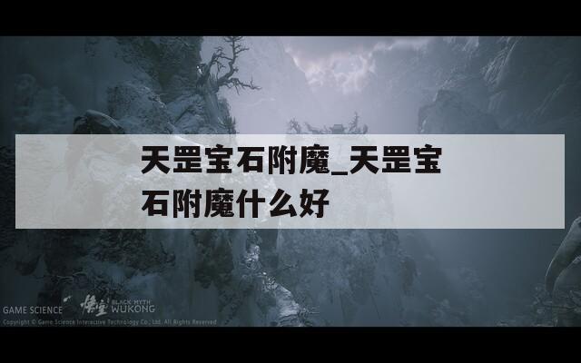 天罡宝石附魔_天罡宝石附魔什么好